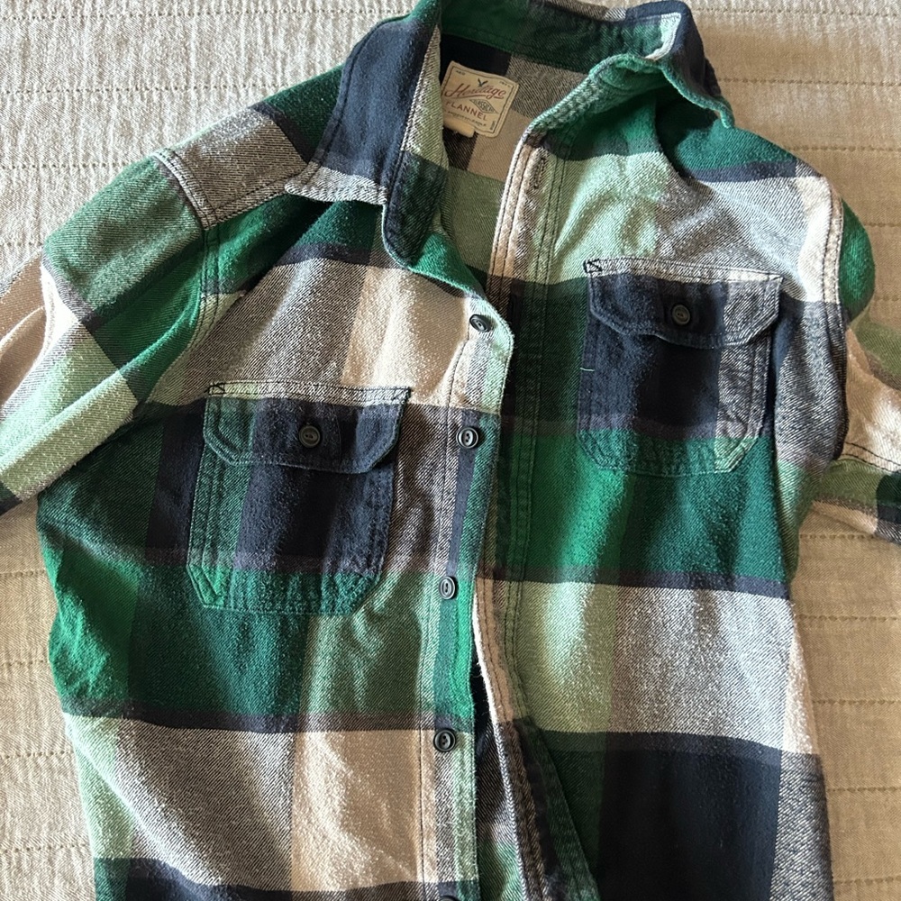 green flannel